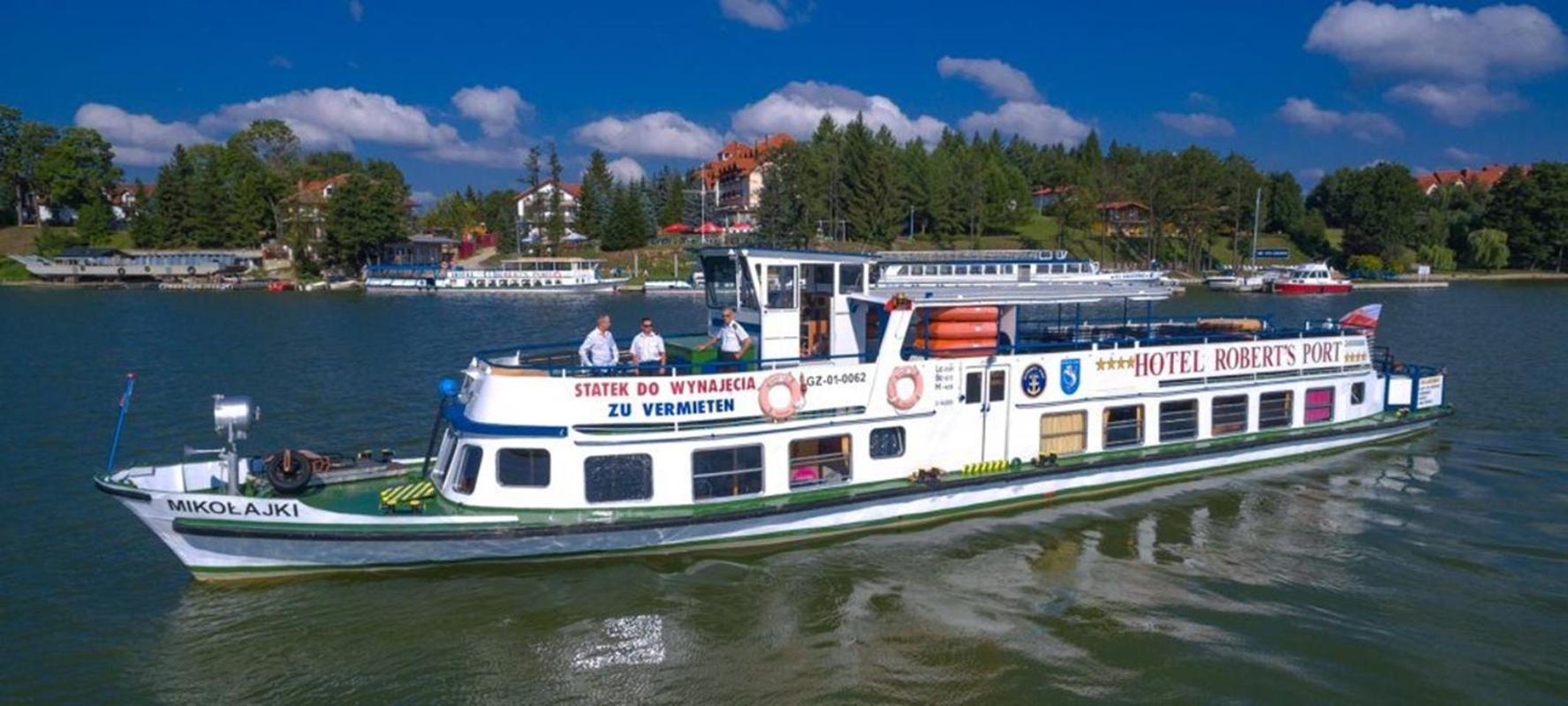 Domek Na Wodzie - Houseboat -Sauna, Taras Na Dachu, Dwie Sypialnie Mikołajki エクステリア 写真